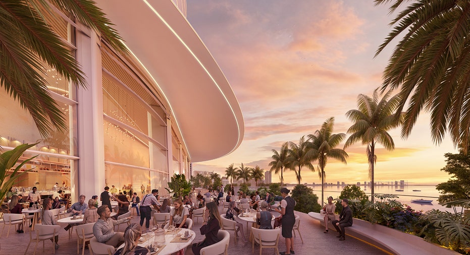 Foster + Partners has created renderings for the building