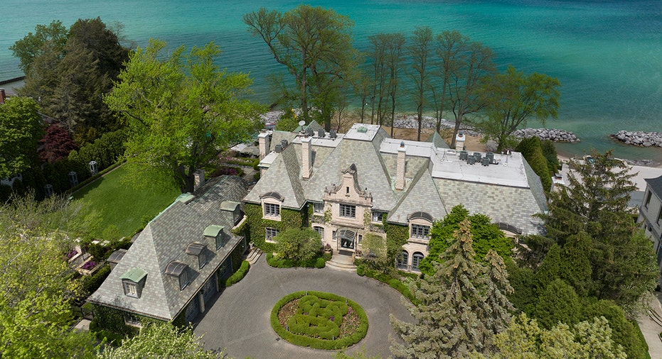 A look at the exterior of the $35 million estate