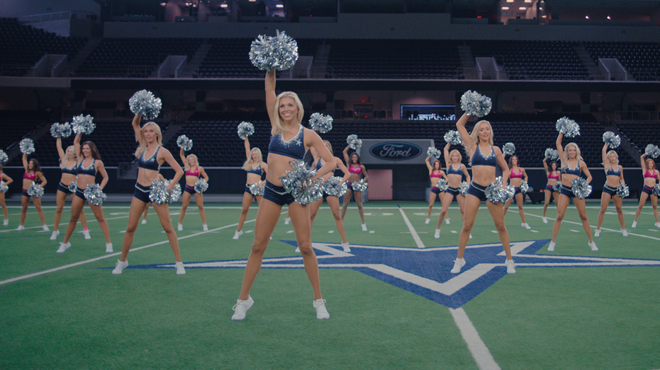 Dallas Cowboys cheerleaders perform