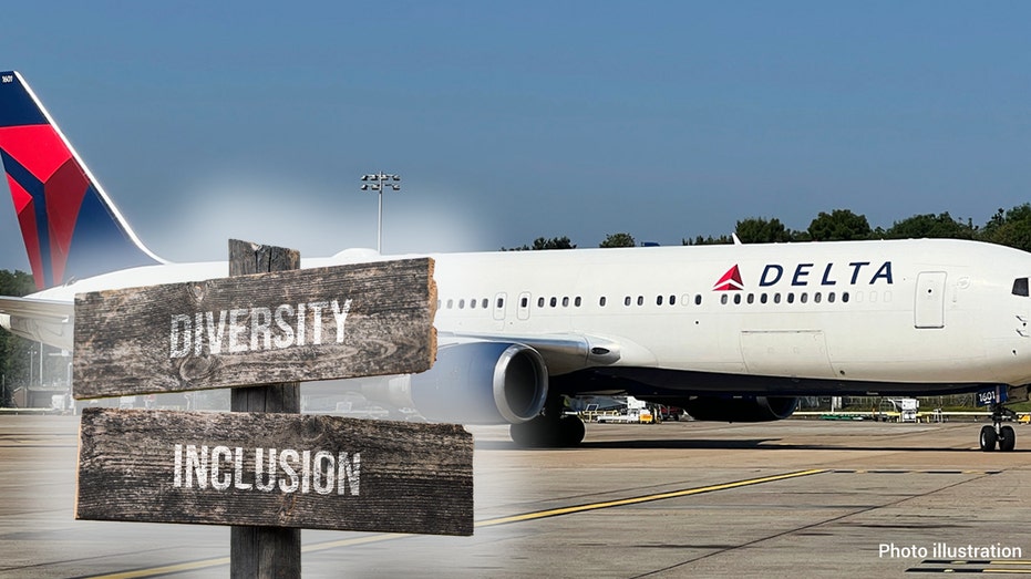 Featuring a variety of Delta airlines