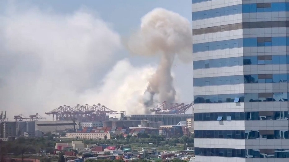 Explosion at port in Ningbo