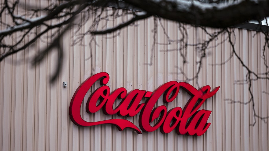 Coca-Cola logo displayed on building