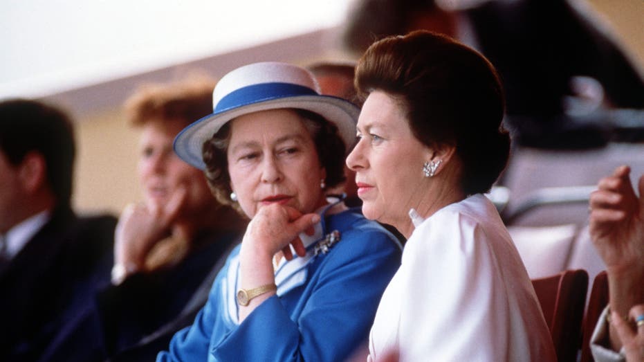 Queen Elizabeth and Princess Margaret