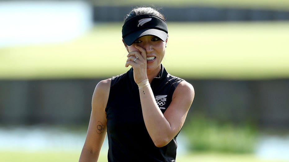 Lydia Ko reacts