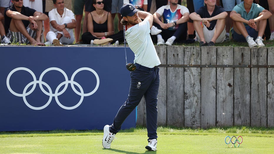 Tommy Fleetwood tees off