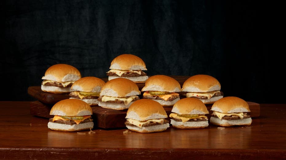 ten White Castle cheeseburgers