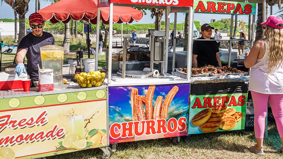 Miami event lemonade stand