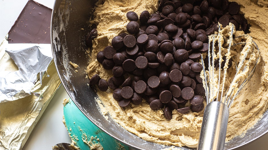 Cookies being made