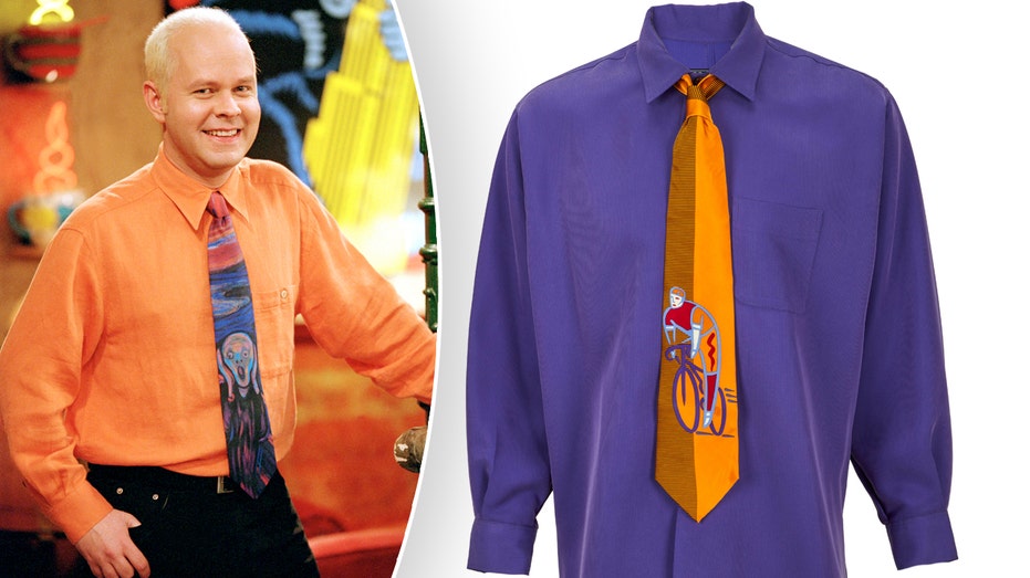 The barista, Gunther, was known for wearing bright colors, with his purple shirt being up for auction.