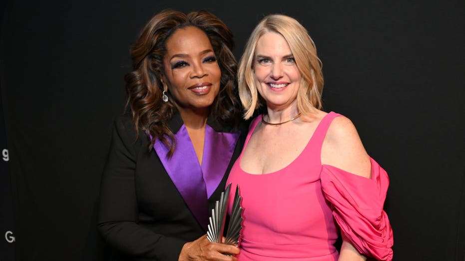 Sarah Kate Ellis with Oprah