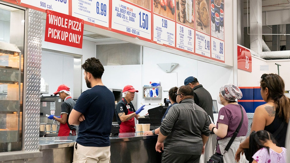 Customers in a supermarket