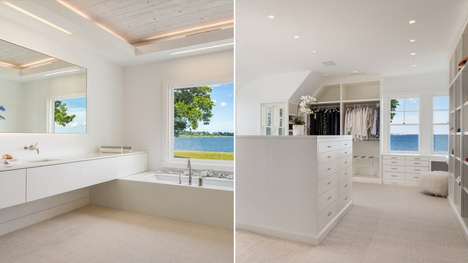 The primary bedroom boasts a spacious ensuite bathroom and walk-in closet.