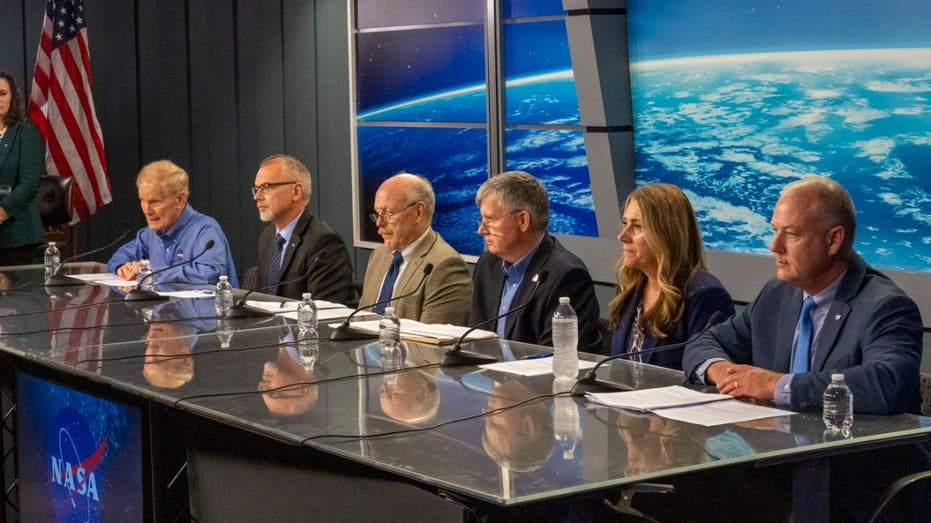 NASA executives at a press conference