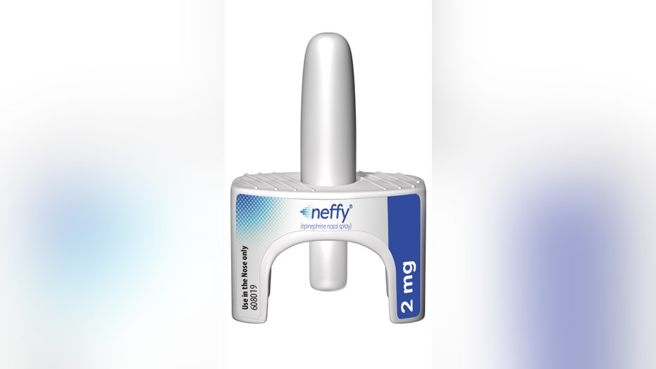 Neffy bottle to treat anaphylaxis