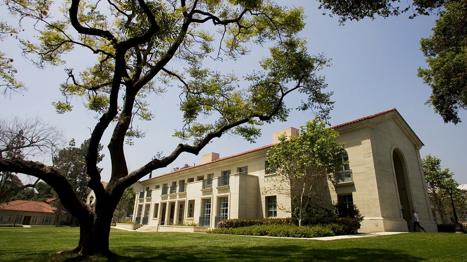 The grounds on the Pomona College Campus in California. (Photo by Ted Soqui/Corbis via Getty Images)