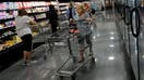 Shoppers are shown at Kosher grocer KC Market's newest location in Boynton Beach, Florida, on Wednesday, April 10, 2024.