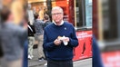 Bill Gates is spotted eating a hot dog in Times Square, New York City, Monday, September 13, 2024.