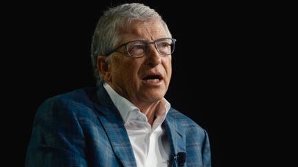 Bill Gates, co-chairman of the Bill and Melinda Gates Foundation, during the EEI 2023 event in Austin, Texas, US, on Monday, June 12, 2023. The event aims to address the major challenges and opportunities facing electric companies today. Photographer: Jordan Vonderhaar/Bloomberg via Getty Images