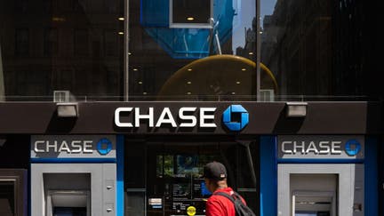 A Chase bank branch in New York, US, on Tuesday, July 2, 2024. JPMorgan Chase & Co. is scheduled to release earnings figures on July 12.