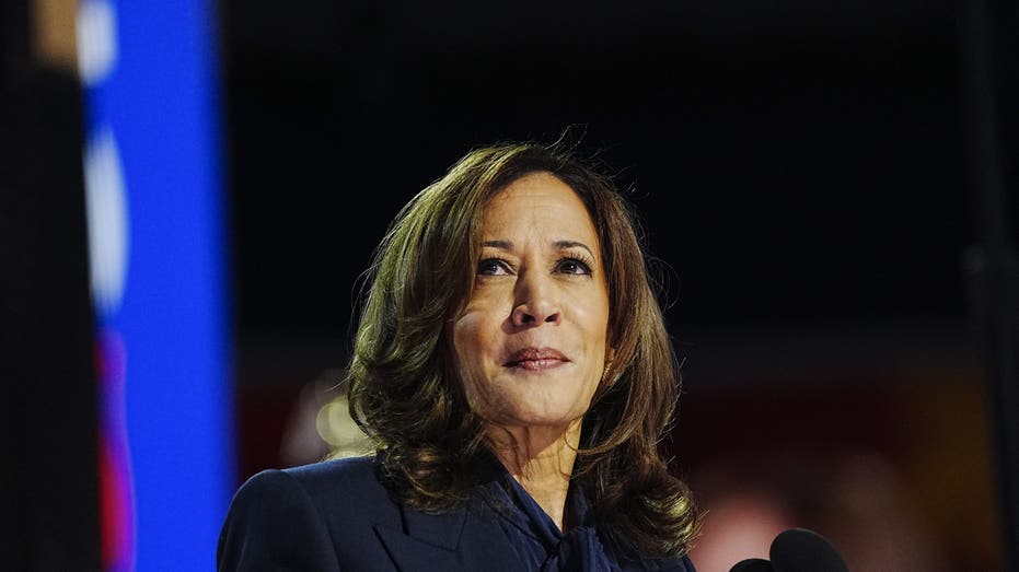 closeup shot of Kamala Harris