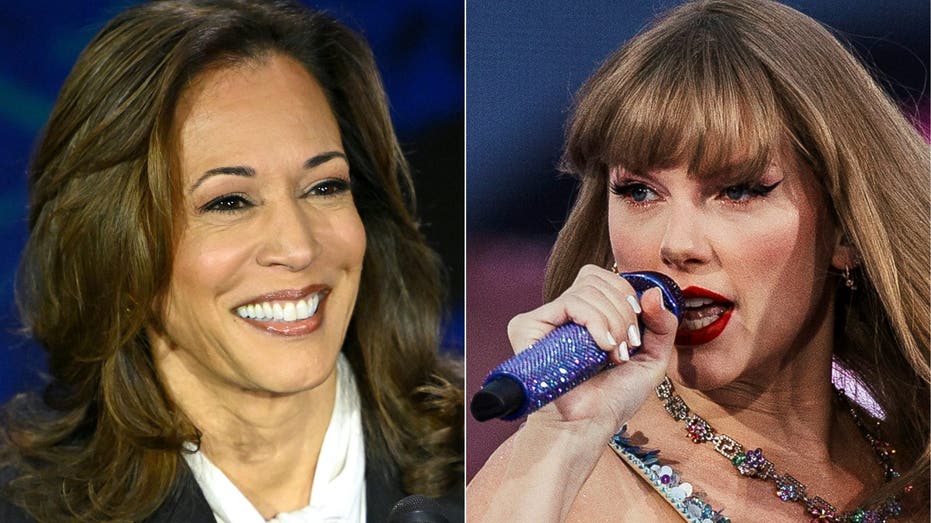 Taylor Swift and Kamala Harris