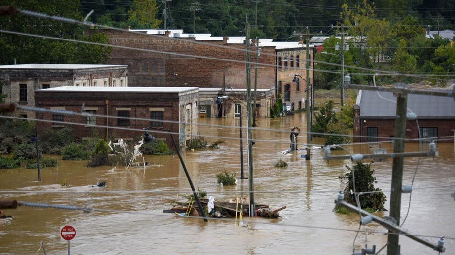 Hurricane damage Asheville