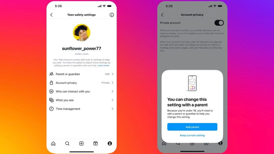 Instagram Teen Accounts safety features