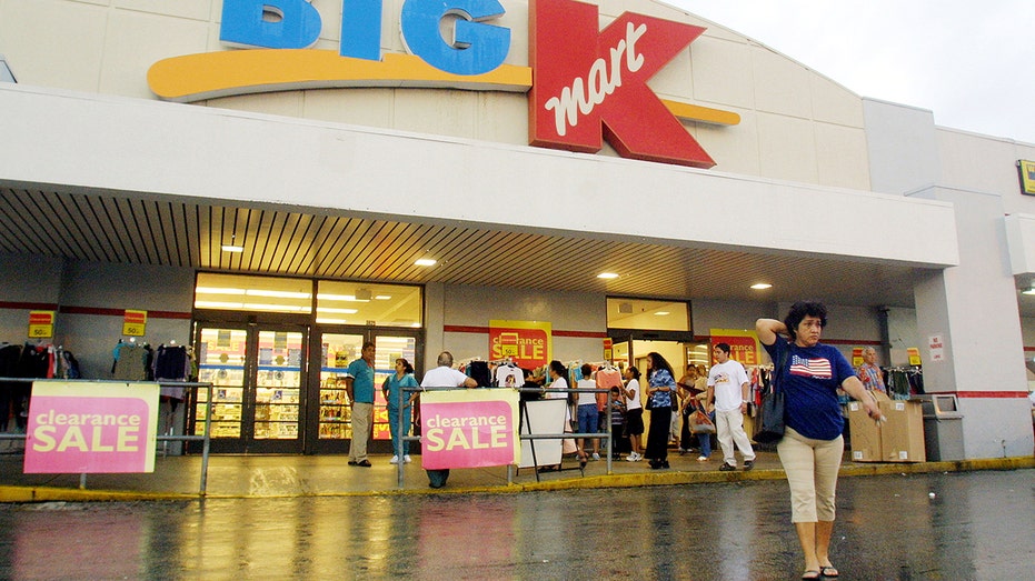 Customers at a Kmart store in Miami, Florida