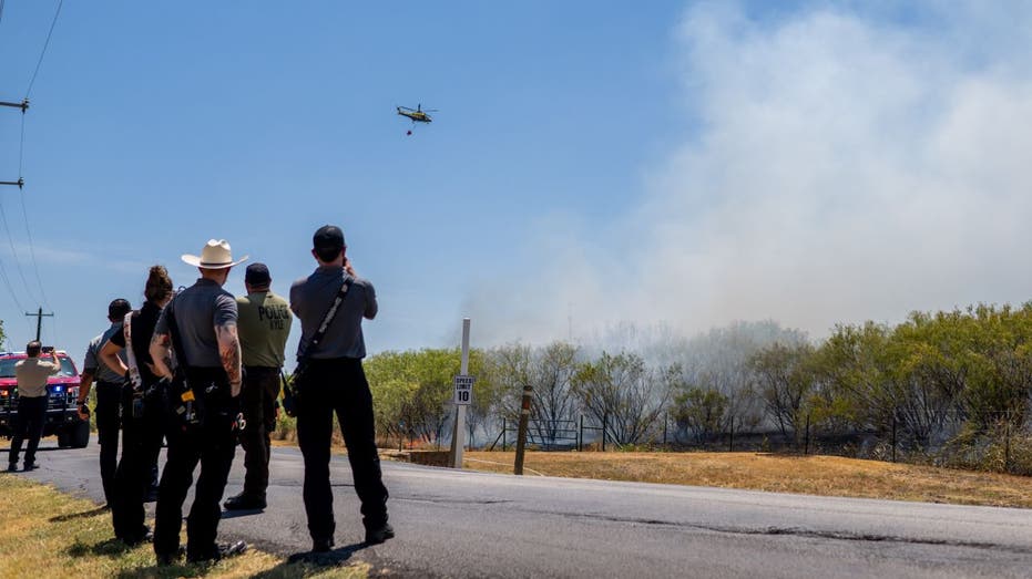 Wildfire Hays County Texas