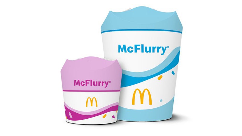 New McFlurry packaging in the U.S. Sept. 2024