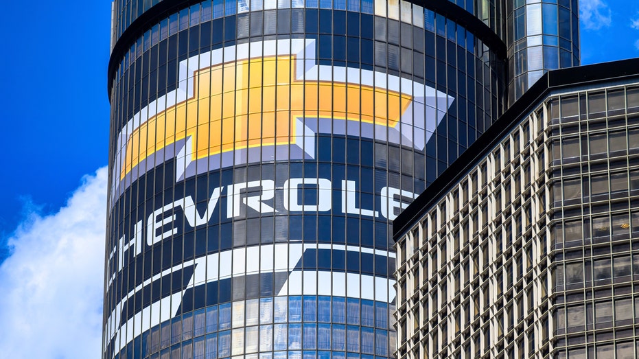 Chevrolet logo on building