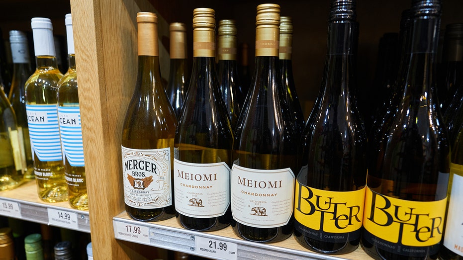 Constellation Brands Inc. Meiomi Chardonnay wine for sale at a liquor store in the Upper East Side neighborhood of New York, US, on Friday, June 28, 2024. Constellation Brands is scheduled to release earnings figures on July 3. Photographer: Bing Guan/Bloomberg via Getty Images