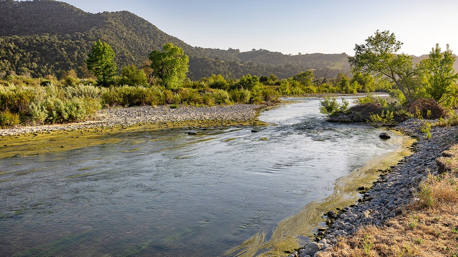 The house has access to the Santa Ynez River.