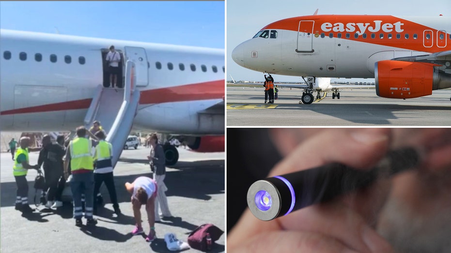 Terrified passengers evacuate down emergency slides after vape explodes on airplane: ‘Led to panic’