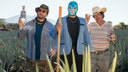 Danny McBride reveals tequila brand inspired by 'Don Gato' character; video content follows Mexican luchador