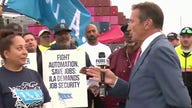 East Coast port strike workers silent when asked if they support Kamala Harris