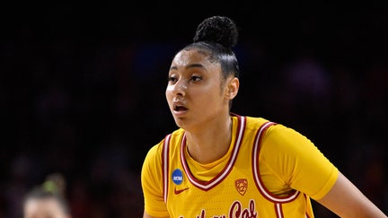 USC Trojans guard JuJu Watkins (12) during an NCAA Women‚Äôs Tournament 2nd round game against the Kansas Jayhawks at Galen Center.