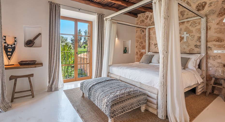 A bedroom within the estate
