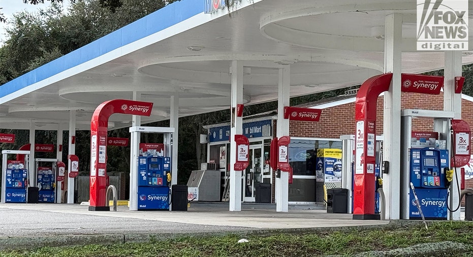 empty Mobil station