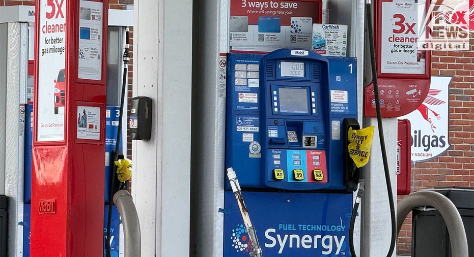 empty Mobil station