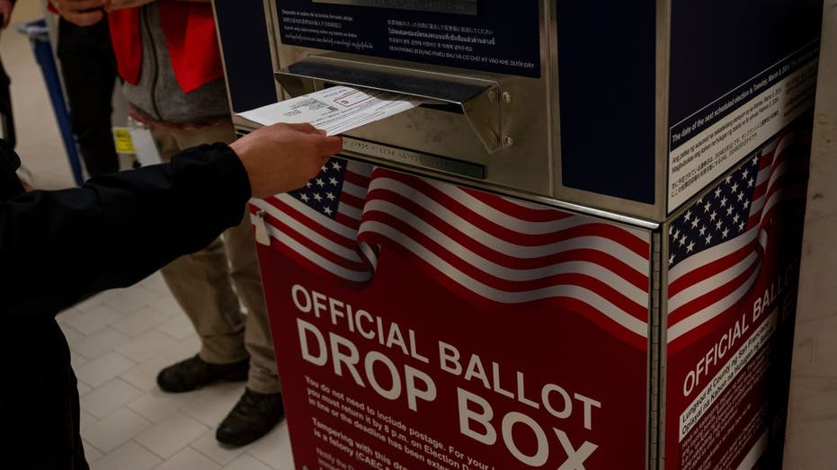 Ballot box for elections in California