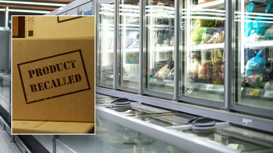 Shared image of recall sign and freezer compartment