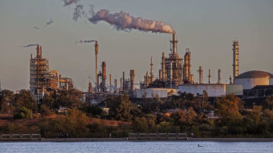 Phillips 66 refinery by LA