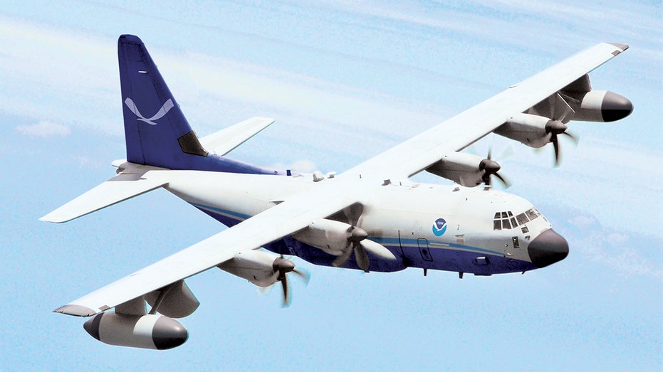 The NOAA announced its contract for the two C-130J Hercules in September. This is an artist rendering