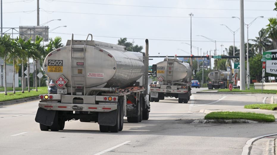 Hurricane Milton fuel trucks