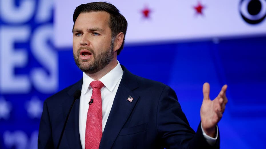 JD Vance speaking at VP debate