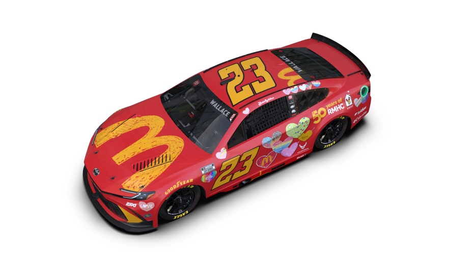 Bubba Wallace will get new automobile and go well with design to honor fiftieth yr of NASCAR’s Ronald McDonald Space partnership