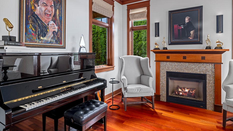 the music room of the house