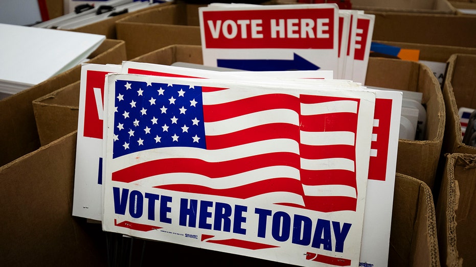 Vote signs