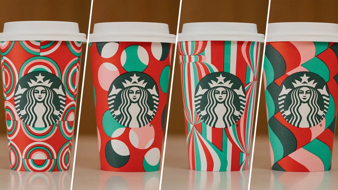 Catch a sneak peek of this year’s Starbucks holiday cup designs before they’re in stores